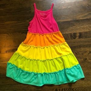 cute summer dress with ruffles